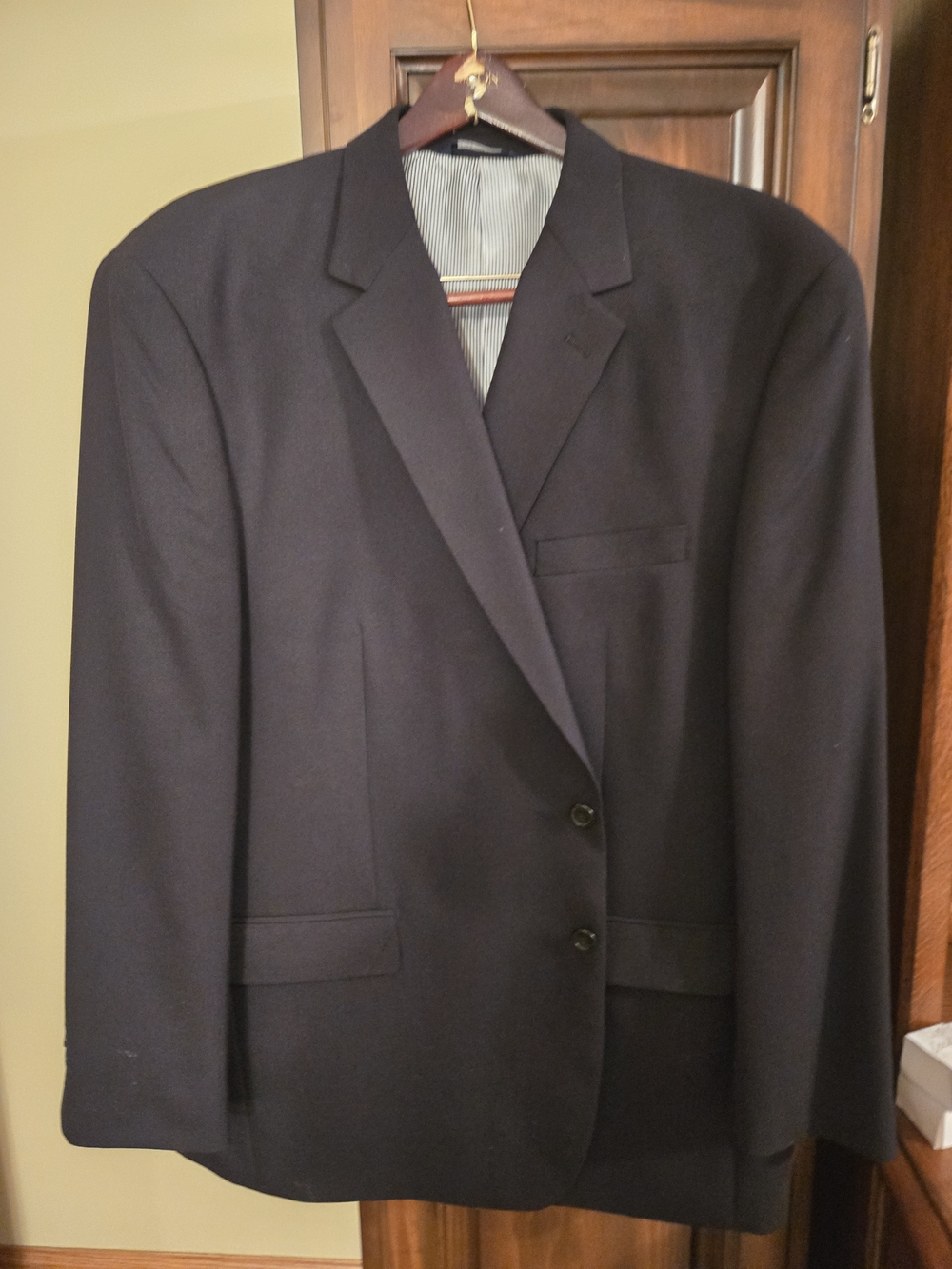 croft & barrow Men's Black Two-Button Sport Coat